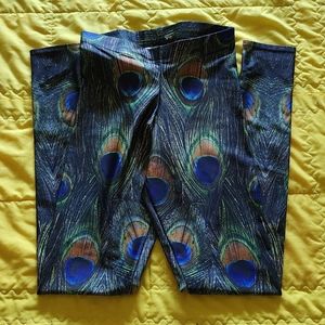 Black Milk peacock leggings XS